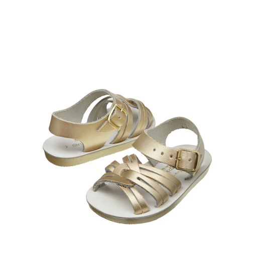 Salt water sandal sandals Strapwee sandal in gold