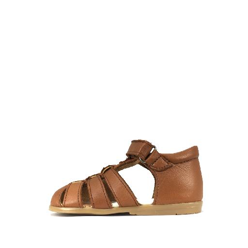 Two Con Me by Pepe sandals Closed brown toddler's sandal