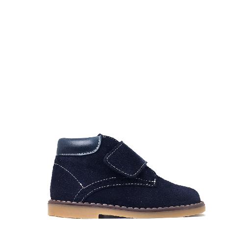 Kids shoe online Eli Boots Velcro boot in shades of blue