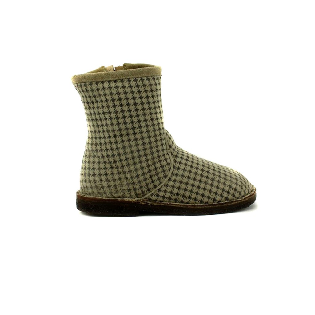 Pp - Ugg - boot style with houndstooth motif