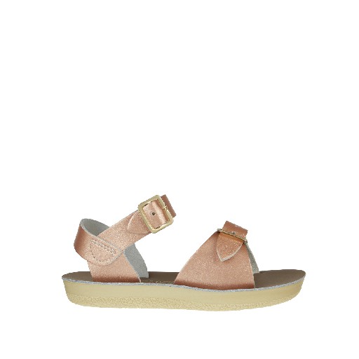 Kinderschoen online Salt water sandal sandalen Salt Water Surfer sandaal in ros goud