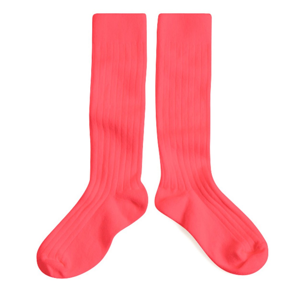 Collegien - Knee socks rubarbre