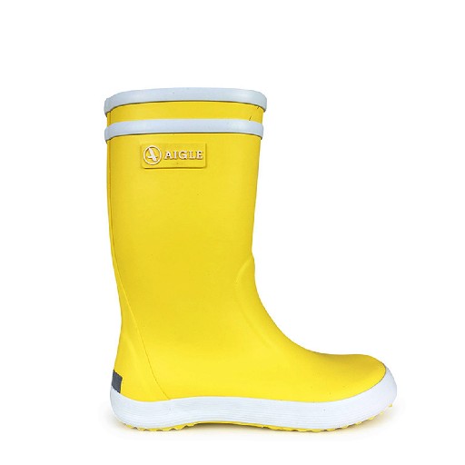 Kinderschoen online Aigle Regenlaarzen Gele rubberen laarsjes