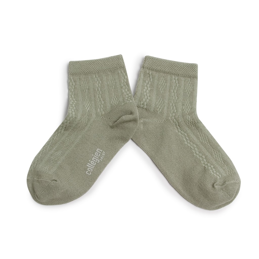 Collegien - Soft green socks Collgien