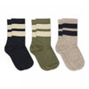 Anker socks - 3-pack - Light Brown Melange