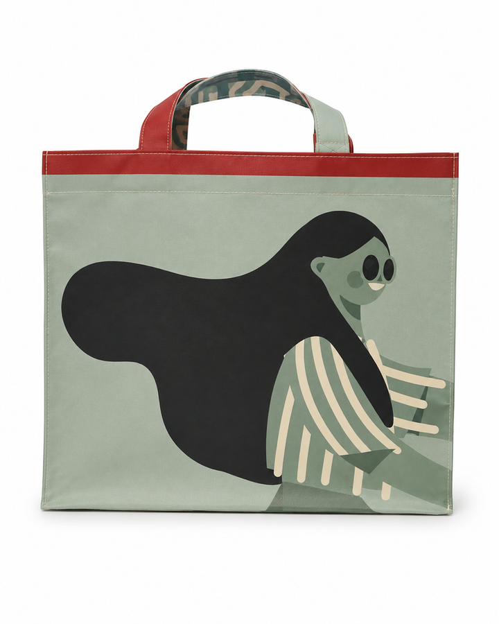Shopper lichtblauw