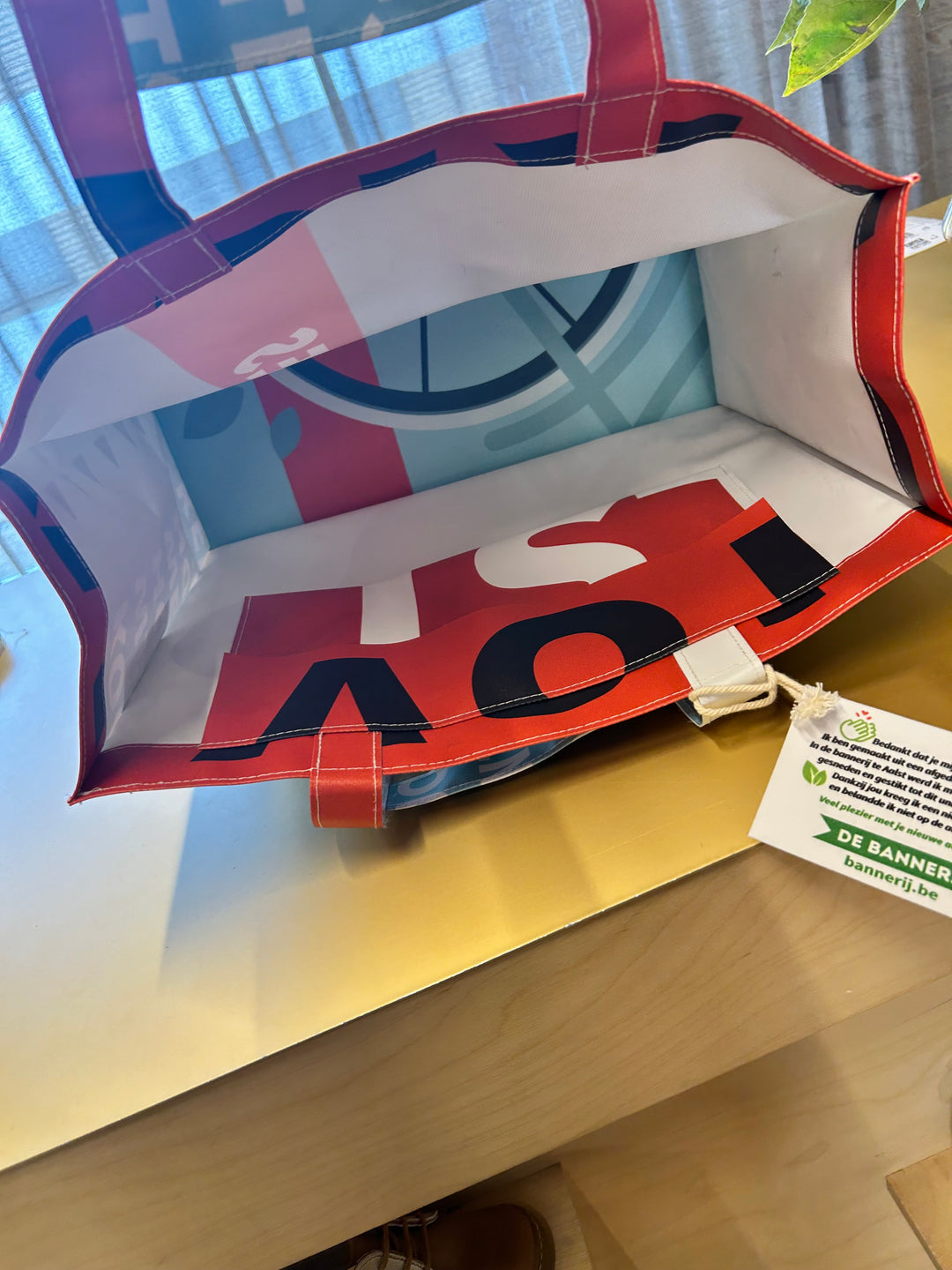 Shopper lichtblauw