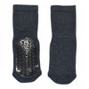 Wool socks anti slip - donkerblauw