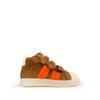 Bruine sneaker met velcro