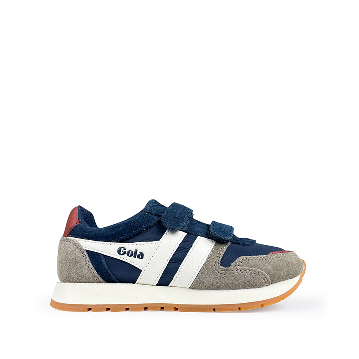 Donkerblauwe sneaker van Gola met grijze accenten
