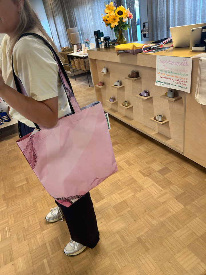 Totebag roze