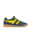 Firefly sneaker groen met paarse en gele accenten