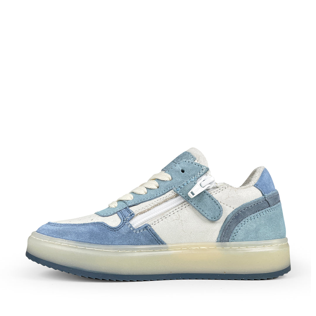 Lage sneaker blauw