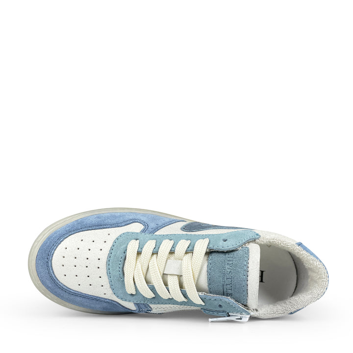 Lage sneaker blauw