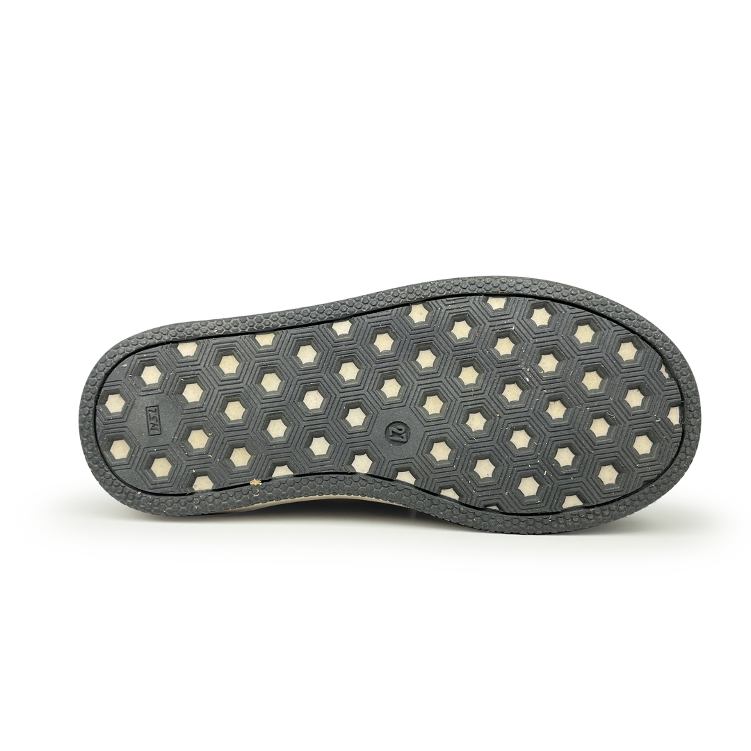 Hoge bruine sneaker met velcro