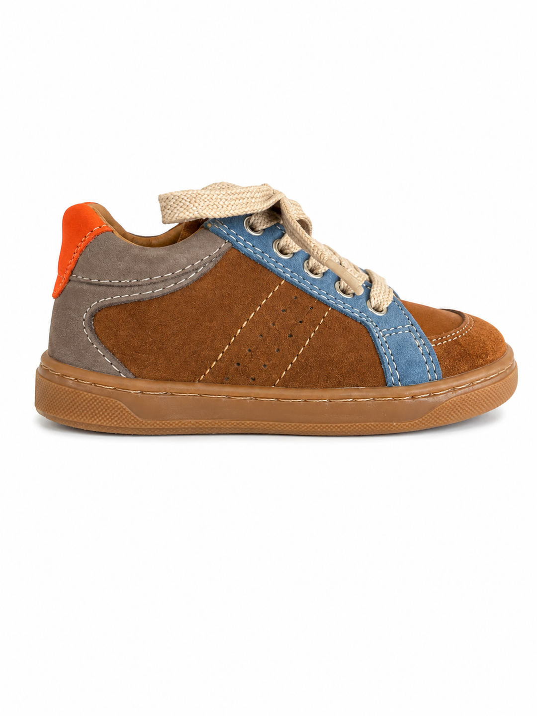 Sneaker in cognac