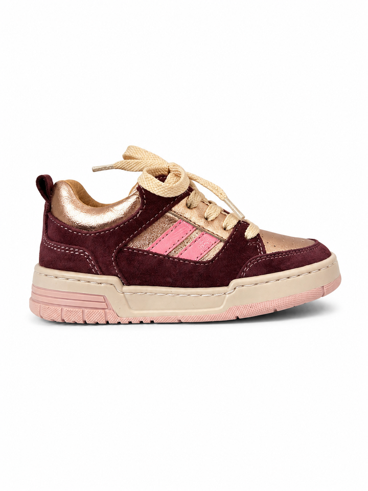 Sneaker roze en metallic
