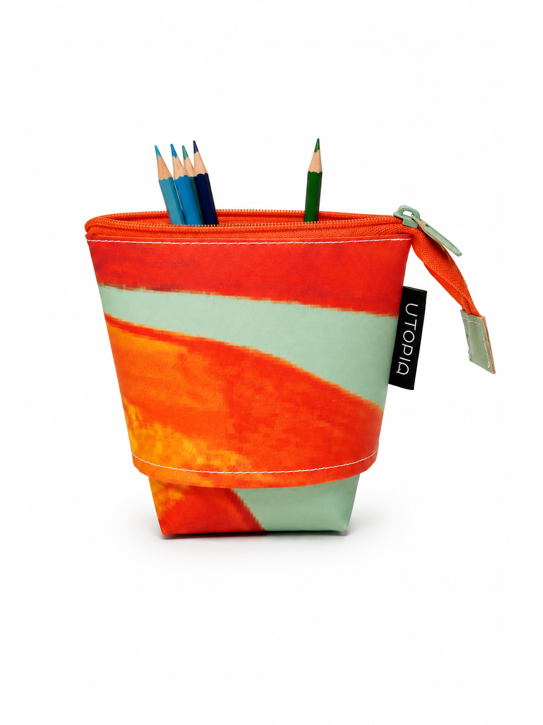 Schuifpennenzak oranje