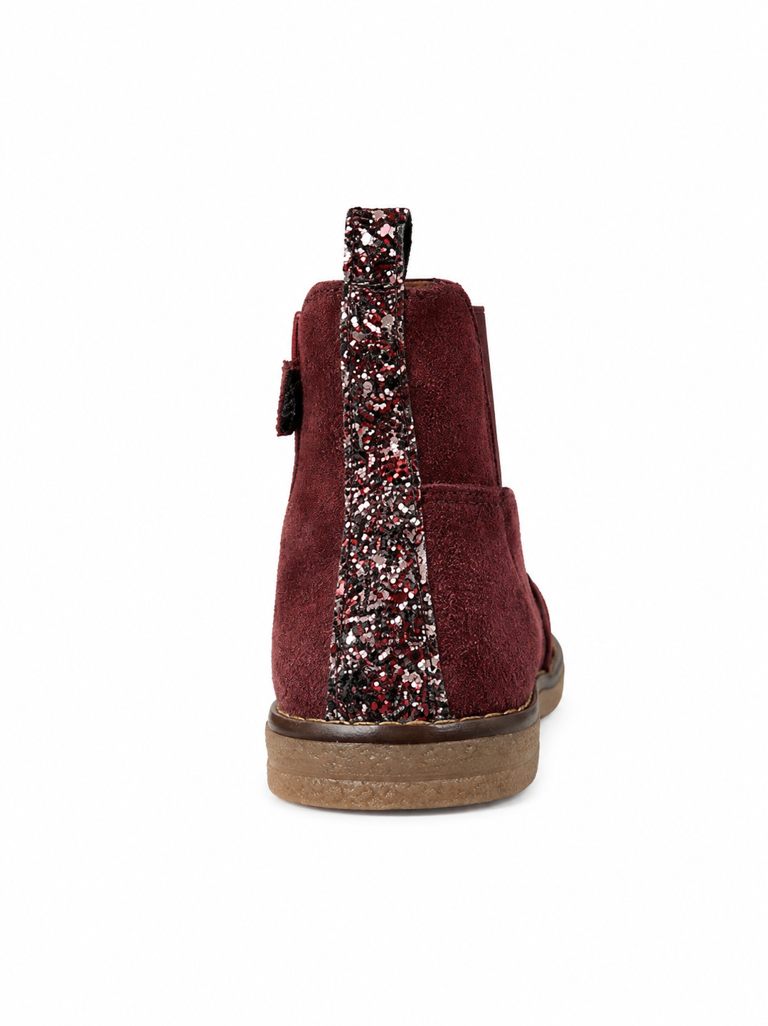 Bordeaux laars met glitter