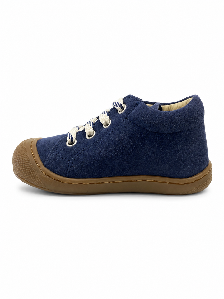 Prestapper Naturino cocoon blauw met streep