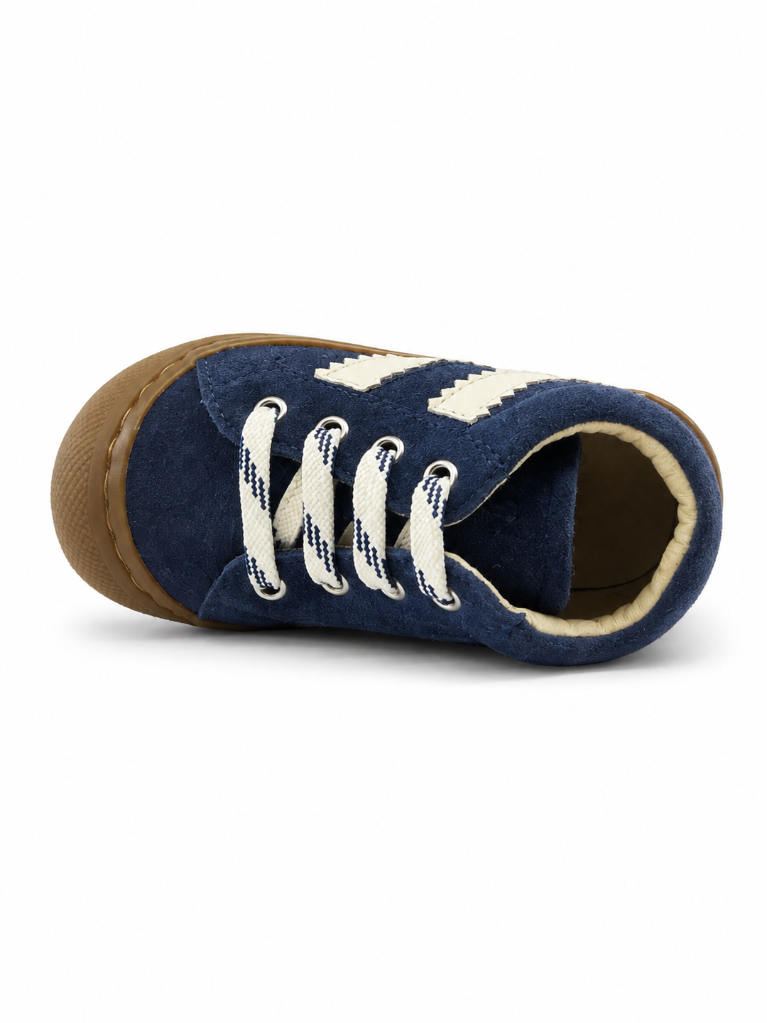 Prestapper Naturino cocoon blauw met streep