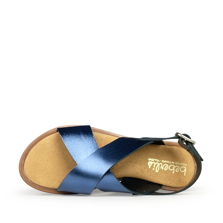 Sandal blue/brown