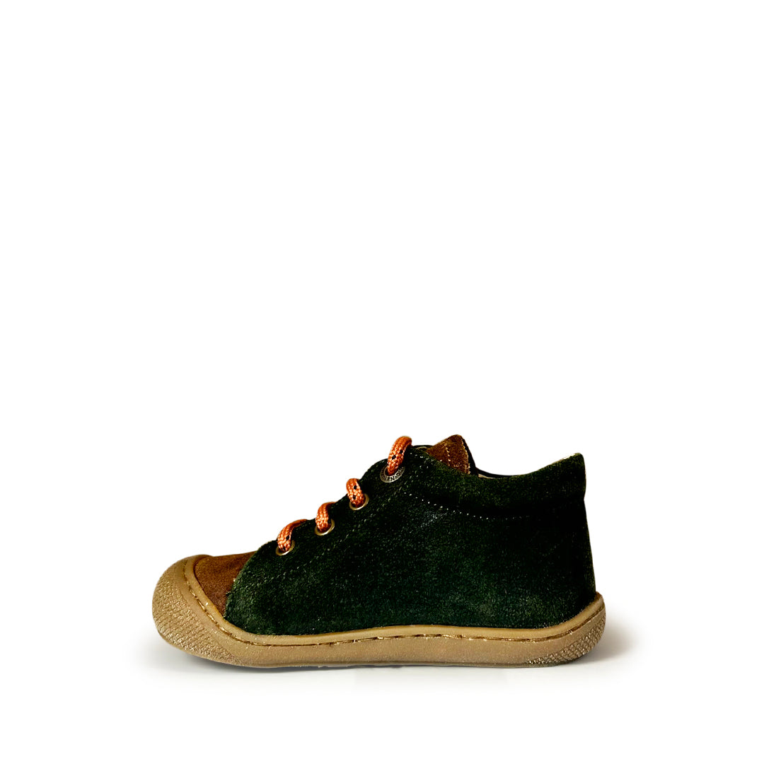 Prestapper Naturino cocoon groen met oranje veter