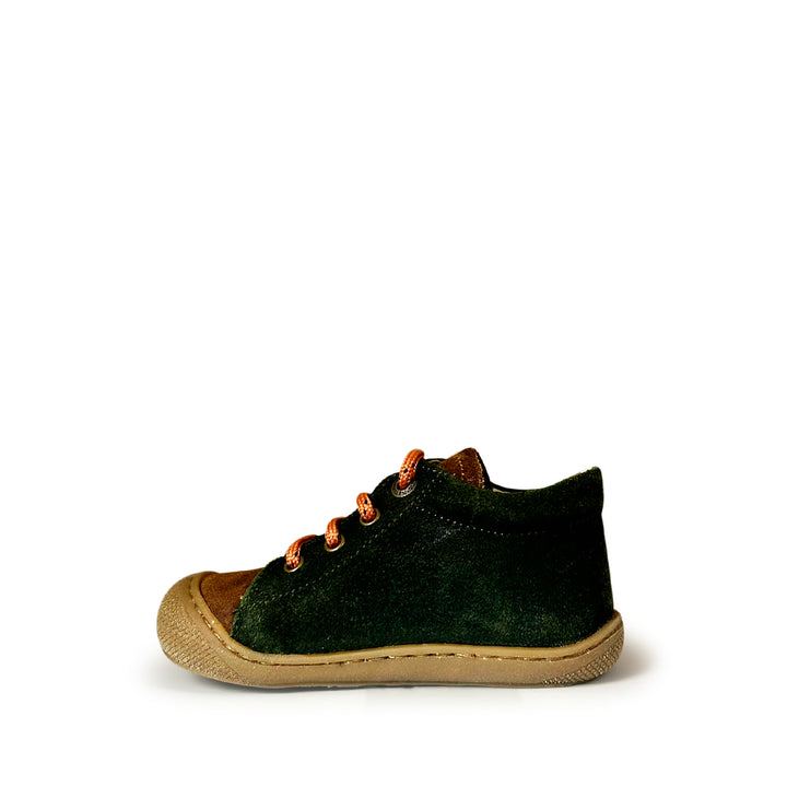 Prestapper Naturino cocoon groen met oranje veter