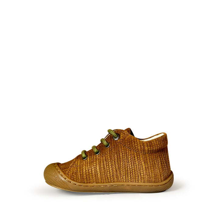Prestapper Naturino cocoon cognac met groene veter