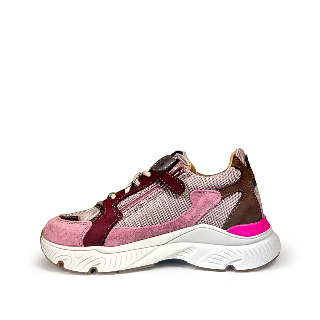 Runner met zilver en bordeaux (26-35)