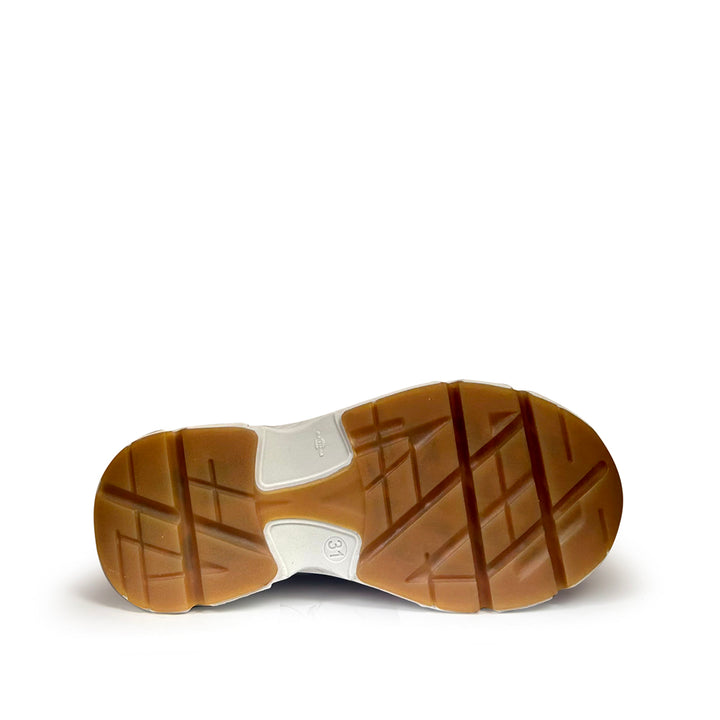 Runner met zilver en bordeaux (26-35)