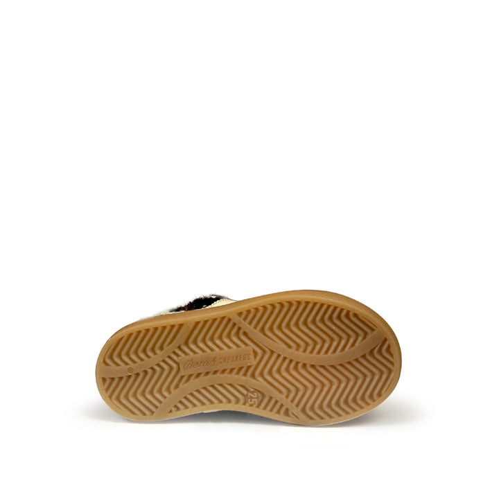 Sneaker koeprint met roze details (22-27)