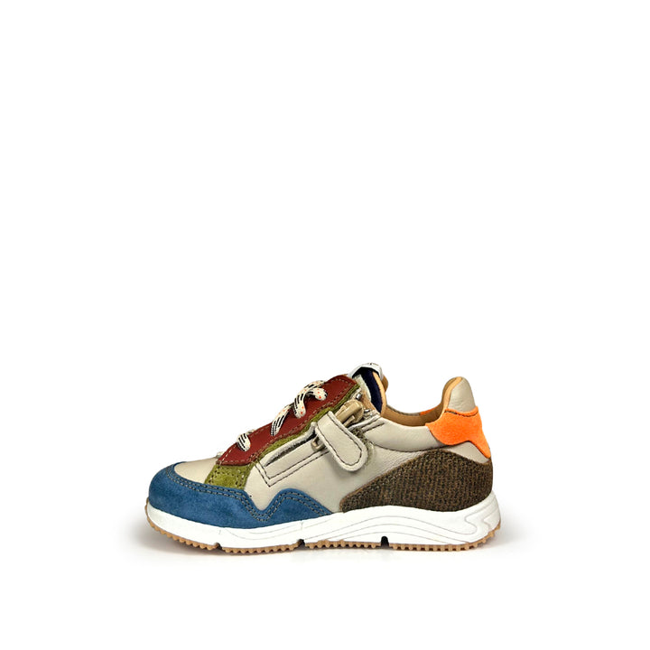Runner met blauwe, oranje en bruine accenten (20-26)