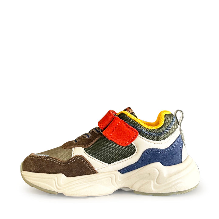 Runner multicolor met velcro