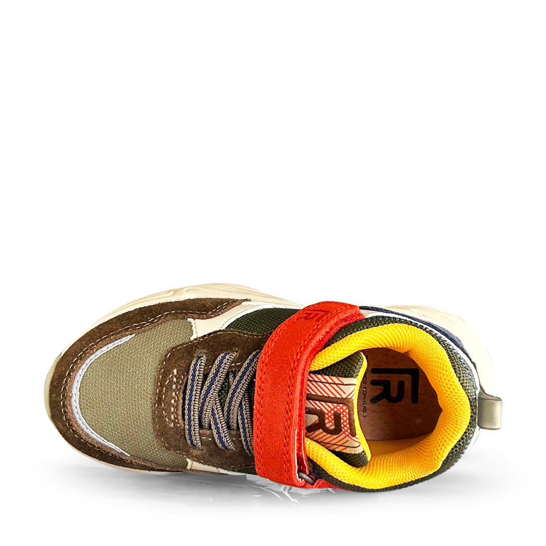 Runner multicolor met velcro