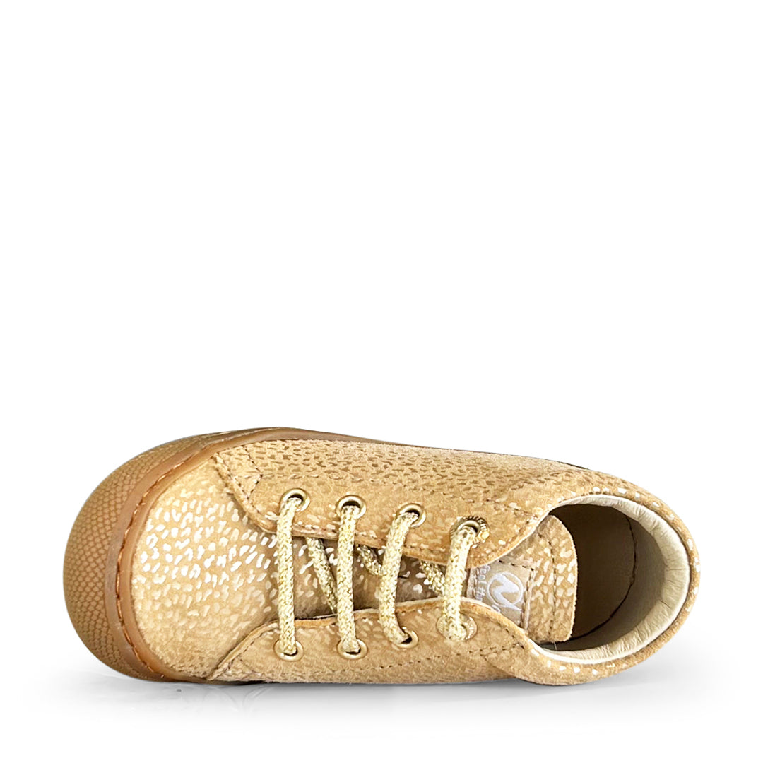 Prestapper Naturino cocoon goud met print