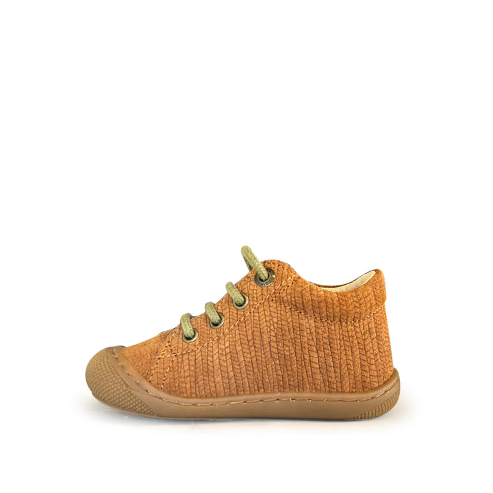 Prestapper Naturino cocoon cognac met groene veter