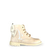 Beige bottine met strikje in lakleer 24-27