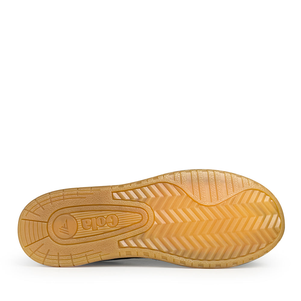 Retro gumzool van groene Gola hawk sneaker 