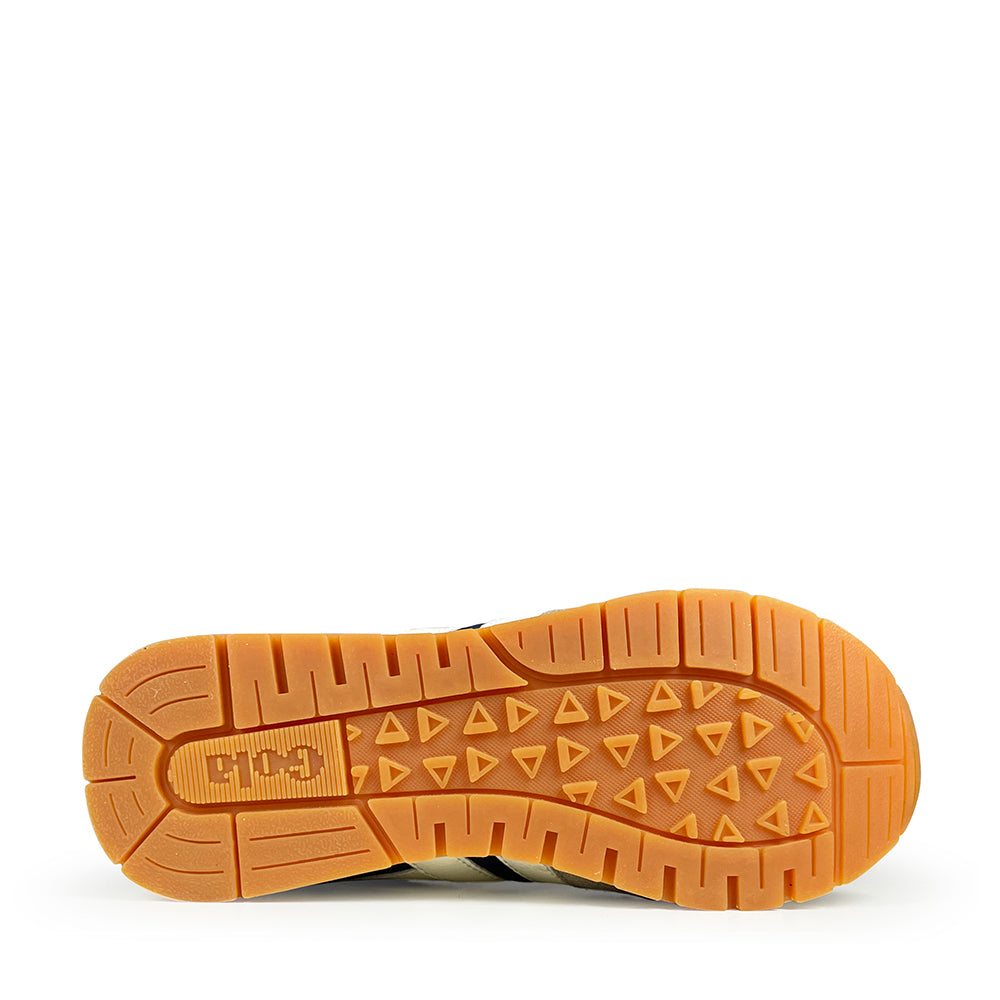 Bruine gripzool van Gola sneaker donkerblauw