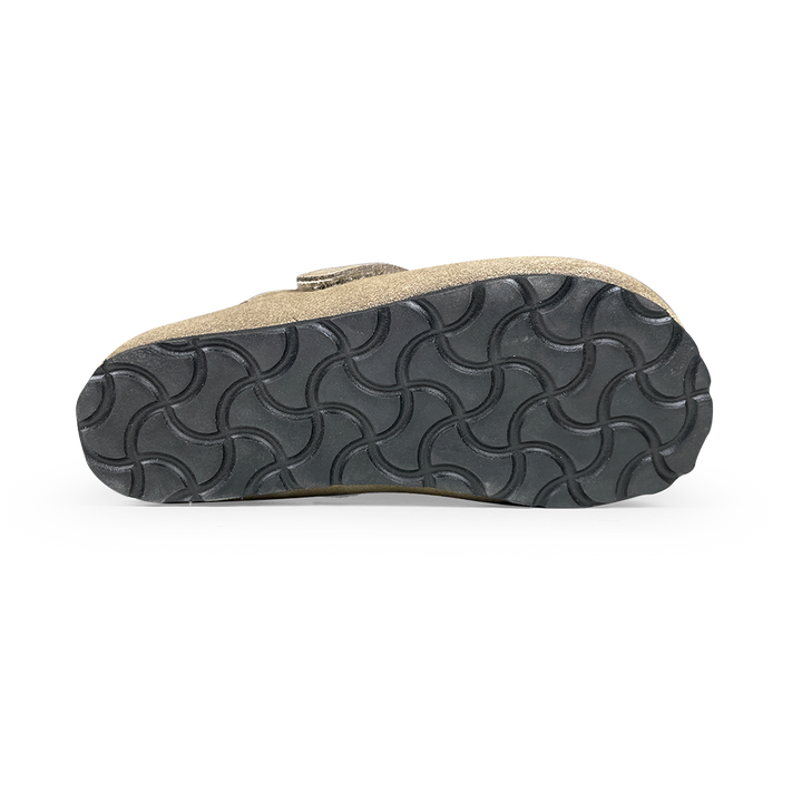 Klomppantoffel taupe