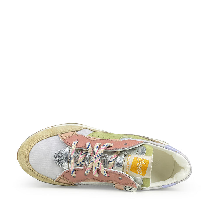 Pastelkleurige runner