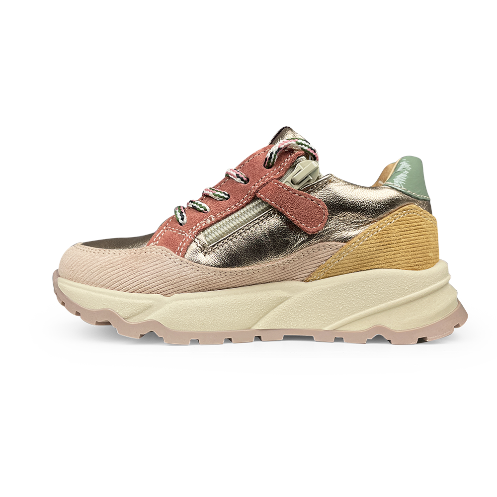 Runner roze, goud, geel en luipaard