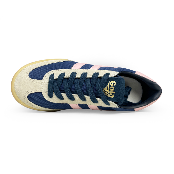 Pacer sneaker navy en roze