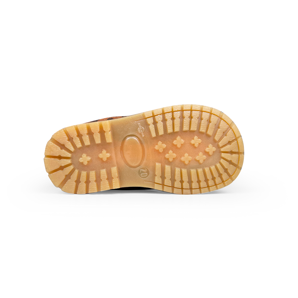 Veterbottine met luipaardprint