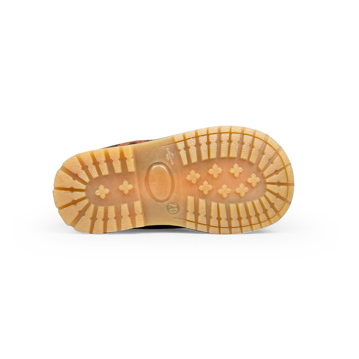 Veterbottine met luipaardprint