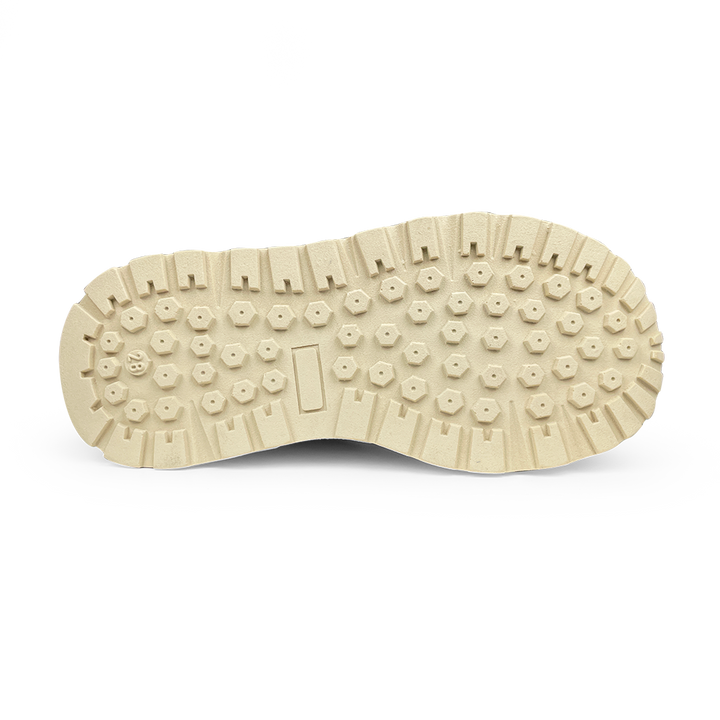 Sneaker wit en blauw