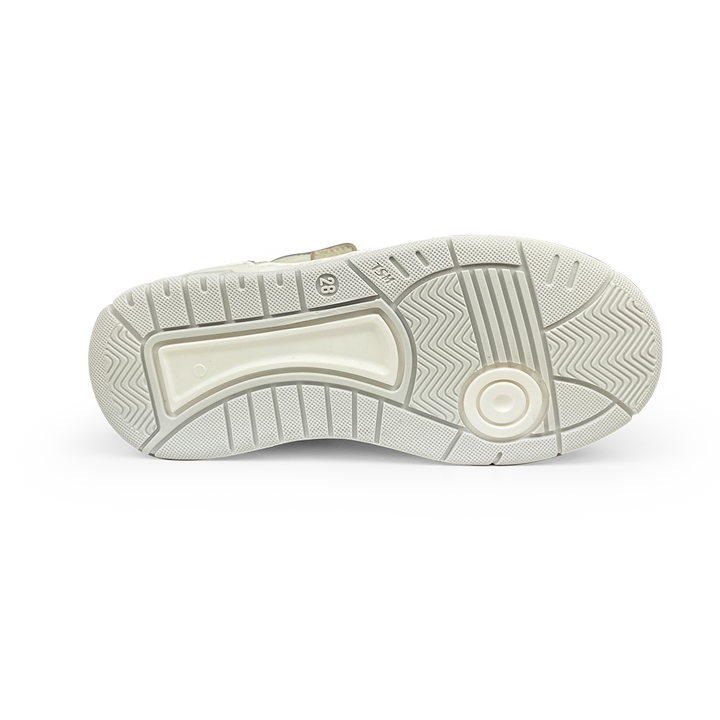 Sneaker wit, goud en lila