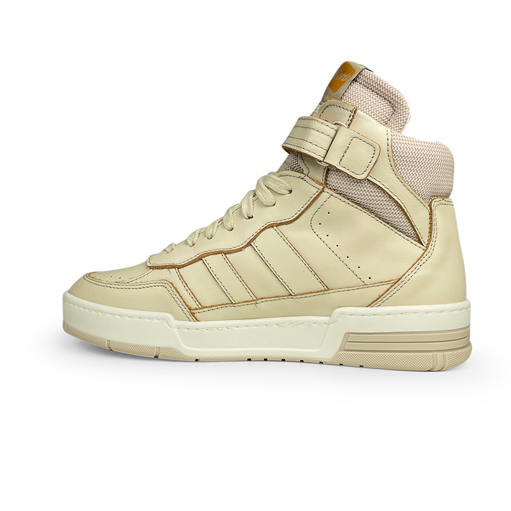 Hoge beige sneaker