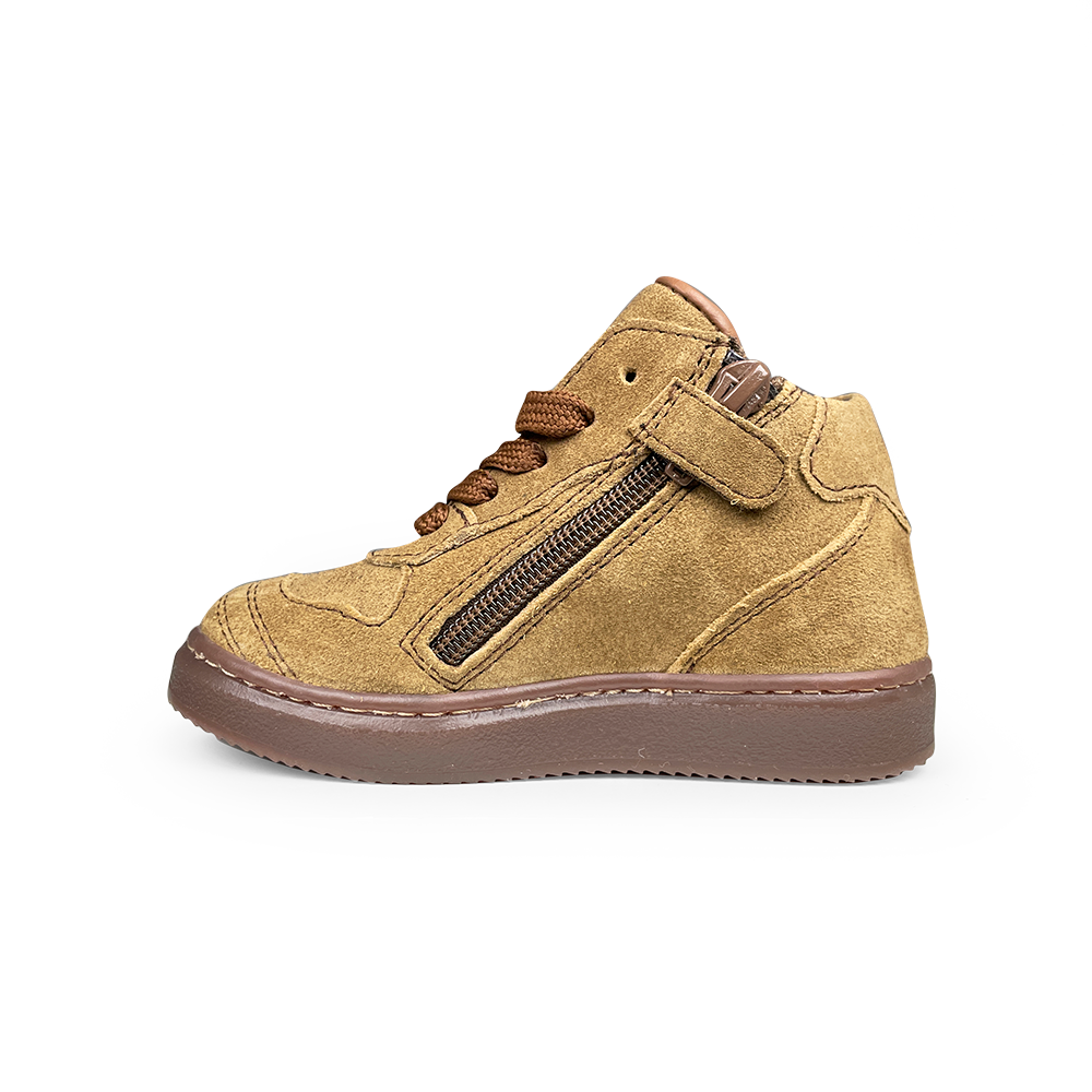Stoere bruine sneaker